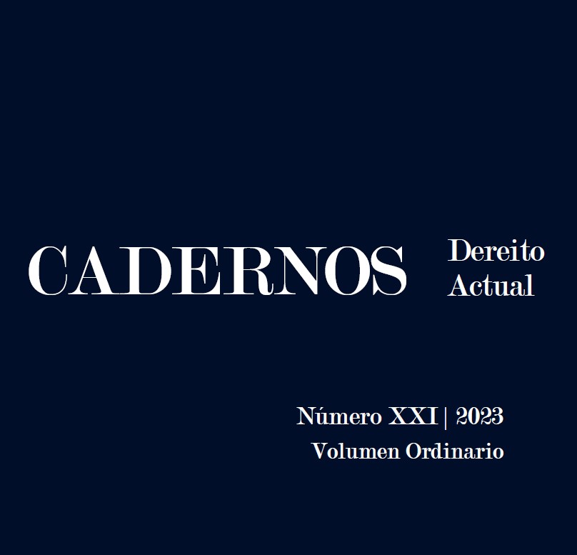 View No. 21 (2023): Cadernos de Dereito Actual núm. 21 (Ordinario) - 2023